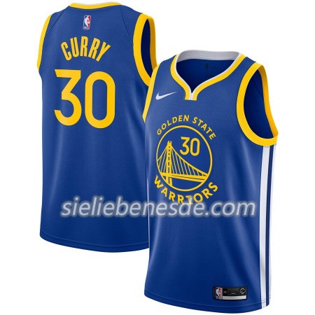Herren NBA Golden State Warriors Trikot Stephen Curry 30 Nike 2019-2020 Icon Edition Swingman